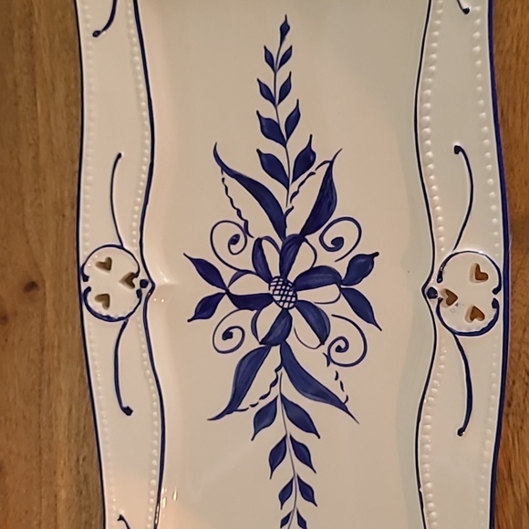 Blue/White Platter, Rectangular, Porcelain, Excellent Condition. - Picture 2 of 7